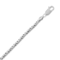 Thumbnail for Oxidized Rope Chain Necklace (3.6mm)