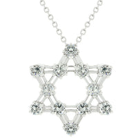 Thumbnail for Cubic Zirconia Star Of David Pendant