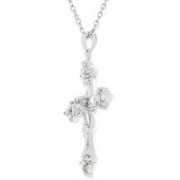 Thumbnail for Brilliant Cubic Zirconia Cross Pendant