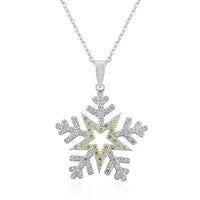 Thumbnail for Pave Snowflake Pendant