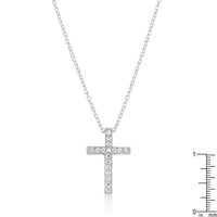 Thumbnail for Cubic Zirconia Bling Cross Pendant