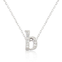 Thumbnail for Micro-Pave Initial B Pendant