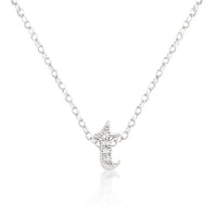 Thumbnail for Micro-Pave Initial T Pendant