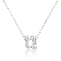 Thumbnail for Micro-Pave Initial U Pendant