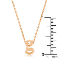 Thumbnail for Rose Gold Finish Initial G Pendant