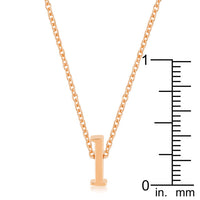 Thumbnail for Rose Gold Finish Initial L Pendant