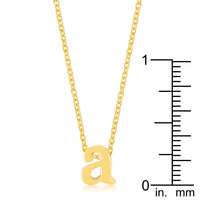 Thumbnail for Golden Initial A Pendant