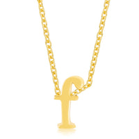 Thumbnail for Golden Initial F Pendant