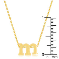 Thumbnail for Golden Initial M Pendant