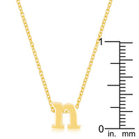 Thumbnail for Golden Initial N Pendant