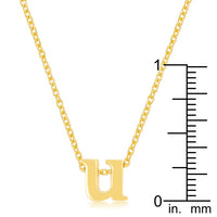Thumbnail for Golden Initial U Pendant