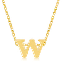 Thumbnail for Golden Initial W Pendant