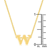 Thumbnail for Golden Initial W Pendant