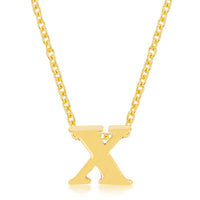 Thumbnail for Golden Initial X Pendant