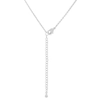 Thumbnail for Rhodium Plated Finish Initial S Pendant