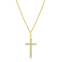 Thumbnail for Simple Golden Cross Pendant
