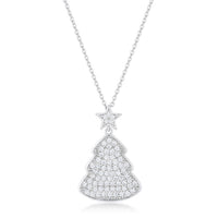 Thumbnail for Clear Christmas Tree Drop Necklace