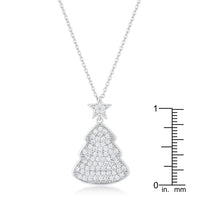 Thumbnail for Clear Christmas Tree Drop Necklace