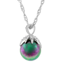 Thumbnail for Leafed Tahitian Pearl Pendant