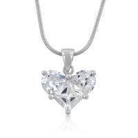Thumbnail for Classic Clear Heart Pendant