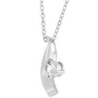 Thumbnail for Cubic Zirconia Twist Pendant