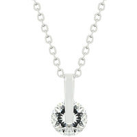 Thumbnail for Classic Solitaire Cubic Zirconia Pendant
