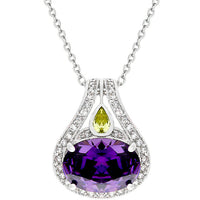 Thumbnail for Majestic Amethyst Cubic Zirconia Pendant