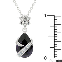Thumbnail for Wrapped Amethyst Purple Cubic Zirconia Pendant