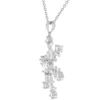 Thumbnail for Rhodium Plated Snowflake Pendant