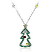 Thumbnail for Cubic Zirconia Christmas Pendant