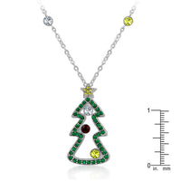 Thumbnail for Cubic Zirconia Christmas Pendant