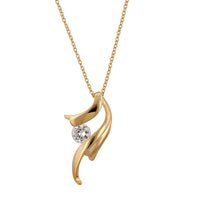 Thumbnail for Solitaire Winged Pendant