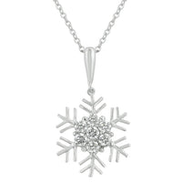 Thumbnail for Snowflake Cubic Zirconia Pendant