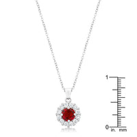 Thumbnail for Bella Bridal Pendant in Ruby Red