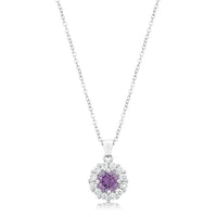 Thumbnail for Bella Bridal Pendant in Purple