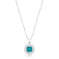 Thumbnail for Bella Bridal Pendant in Aqua