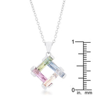 Thumbnail for Myra Necklace 10ct Multicolor Rhodium Necklace