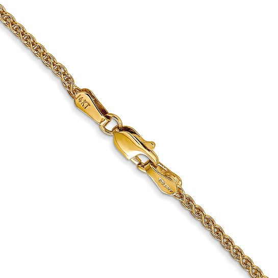 14karat 1.65mm Spiga Chain