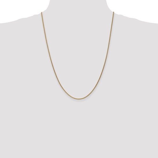 14-karat 1.65mm Spiga Chain