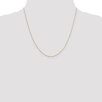 Thumbnail for 14karat .6mm Diamond Cut Round Open Link Cable Chain