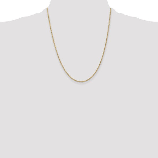 14karat 1.8mm Forzantine Cable Chain