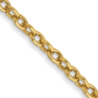 Thumbnail for 14karat 1.8mm Forzantine Cable Chain