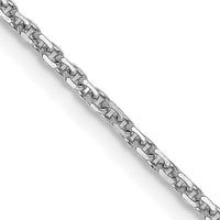 Thumbnail for 14karat WG 1.45mm D/C Cable Chain
