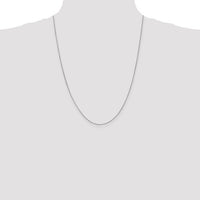Thumbnail for 14karat WG .80mm Spiga with Spring Ring Clasp Chain
