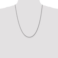 Thumbnail for 14karat WG 1mm Spiga with Spring Ring Clasp Chain