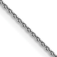 Thumbnail for 14karat WG 1.5mm Parisian Wheat Chain