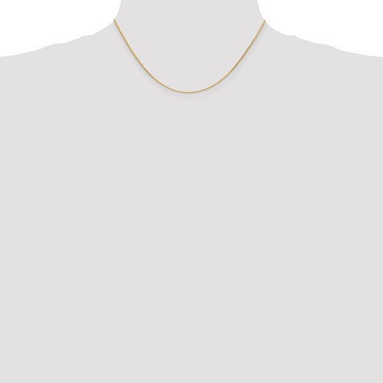 14Karat 1mm D/C Parisian Wheat Chain