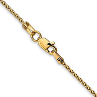 Thumbnail for 14Karat 1.5mm D/C Parisian Wheat Chain