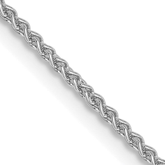 14karat WG 1.25mm Spiga Chain