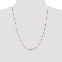 Thumbnail for 14-Karat 1.25mm Flat Figaro Pendant Chain - 24